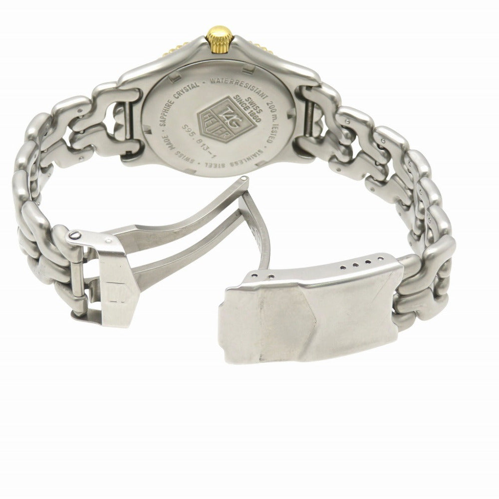 TAG HEUER Watches Quartz S95.813 Stainless Steel beige Quartz Cell Series Professional 200m beige dial mens Used Authentic