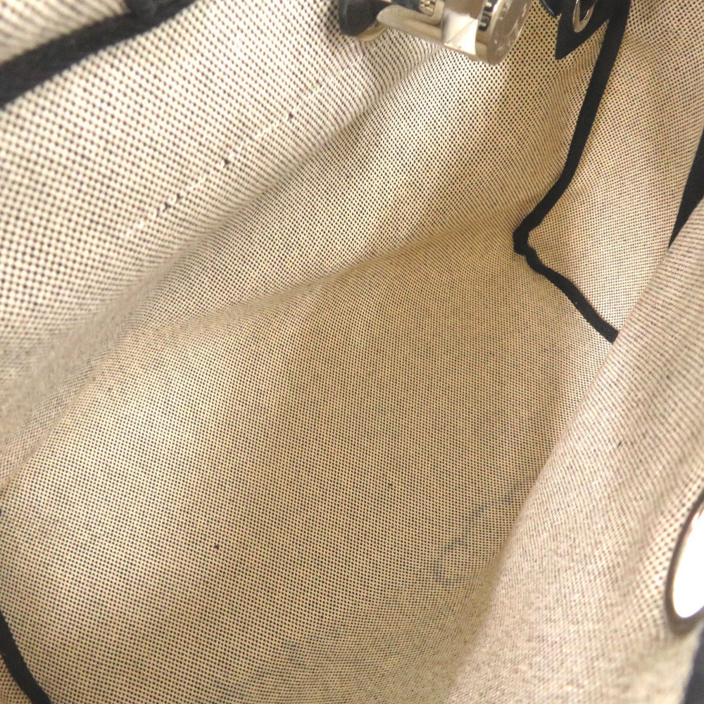 HERMES Handbag Toile H, Vash Hunter Blue indigo Herbag Zip 31 PM Pegasus Pop Women Used Authentic