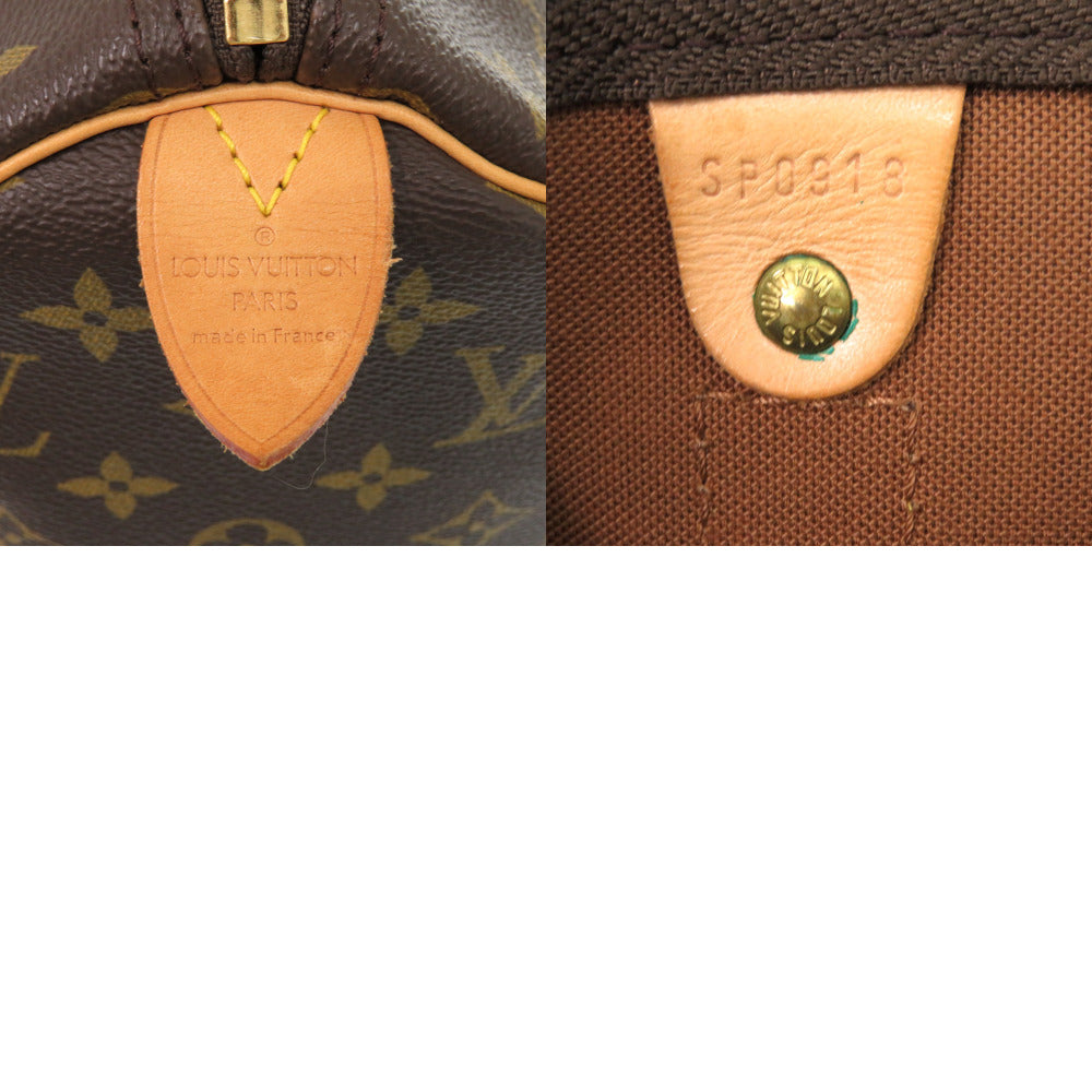 LOUIS VUITTON Boston Duffel bag M41428 Monogram canvas Brown Monogram Keepall 45 mens Used Authentic