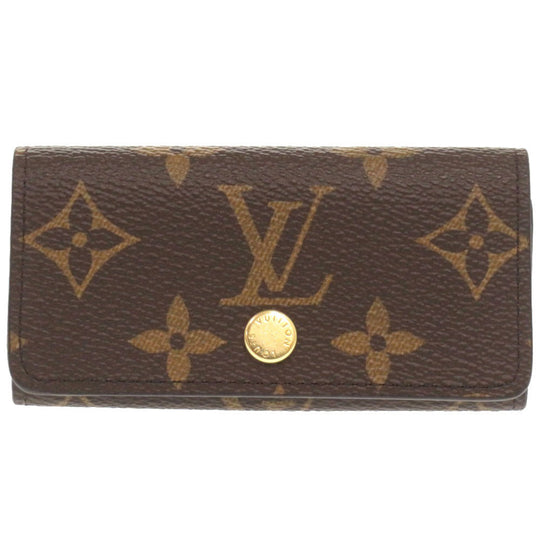 LOUIS VUITTON Key case Key holder  M69517 Monogram canvas Brown Monogram Multicles4