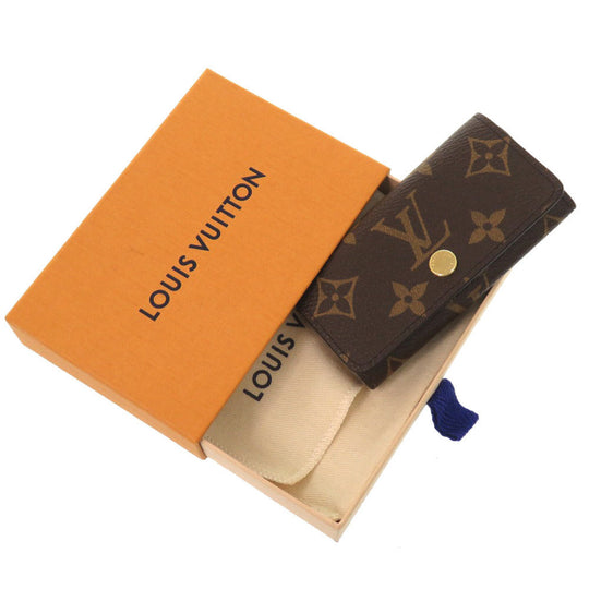 LOUIS VUITTON Key case Key holder  M69517 Monogram canvas Brown Monogram Multicles4