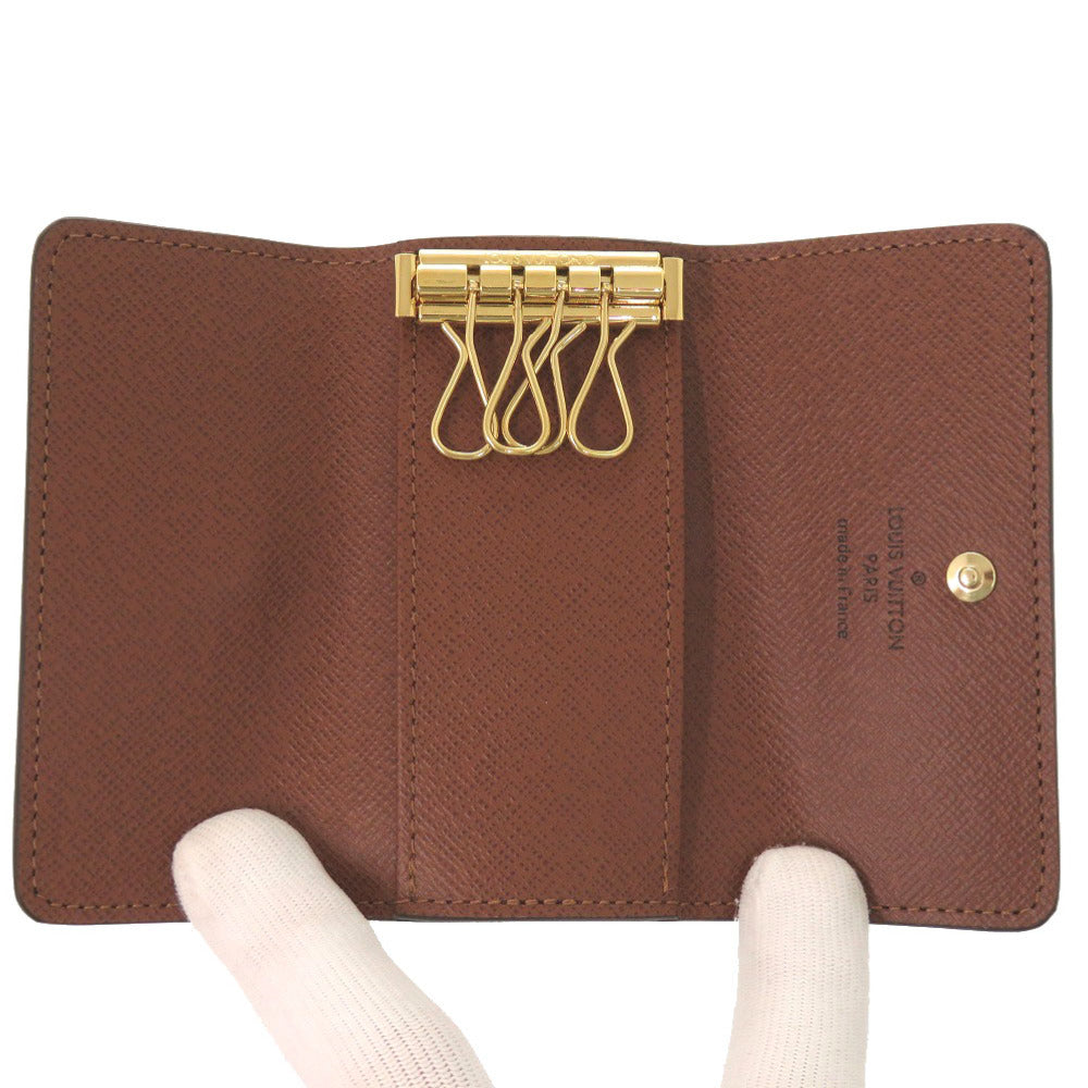 LOUIS VUITTON Key case Key holder  M69517 Monogram canvas Brown Monogram Multicles4