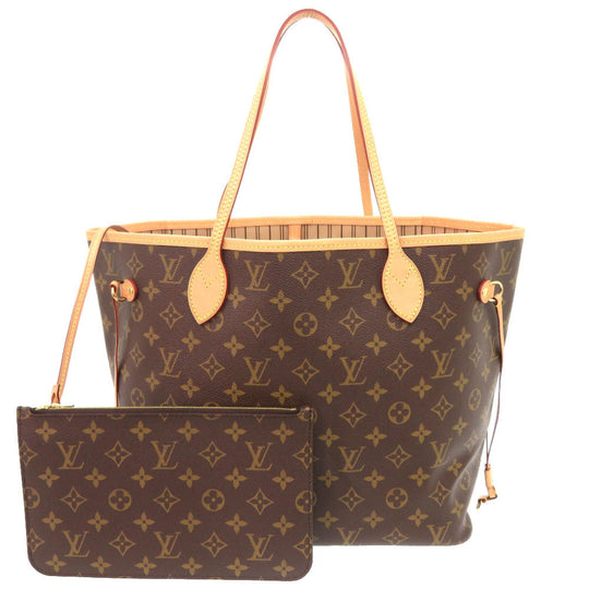 LOUIS VUITTON Tote Bag M40995 Monogram canvas Brown Monogram New Neverfull MM Women Used Authentic