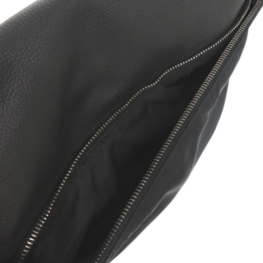 PRADA Shoulder Bag BT0582  leather NERO Crossbody messenger bag mens Used Authentic