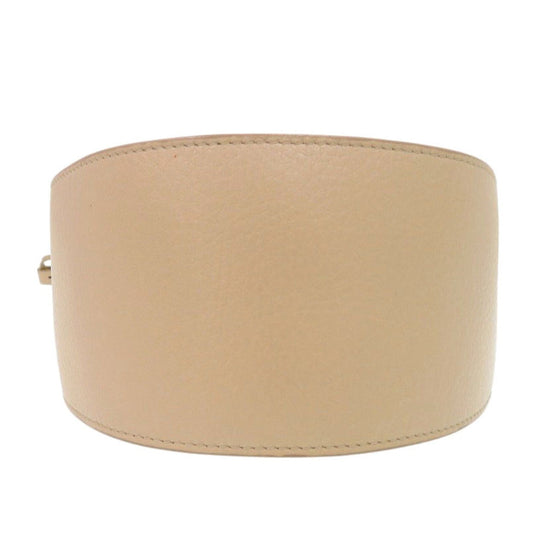 THE ROW Shoulder Bag leather beige Drawstring pouch Women Used Authentic