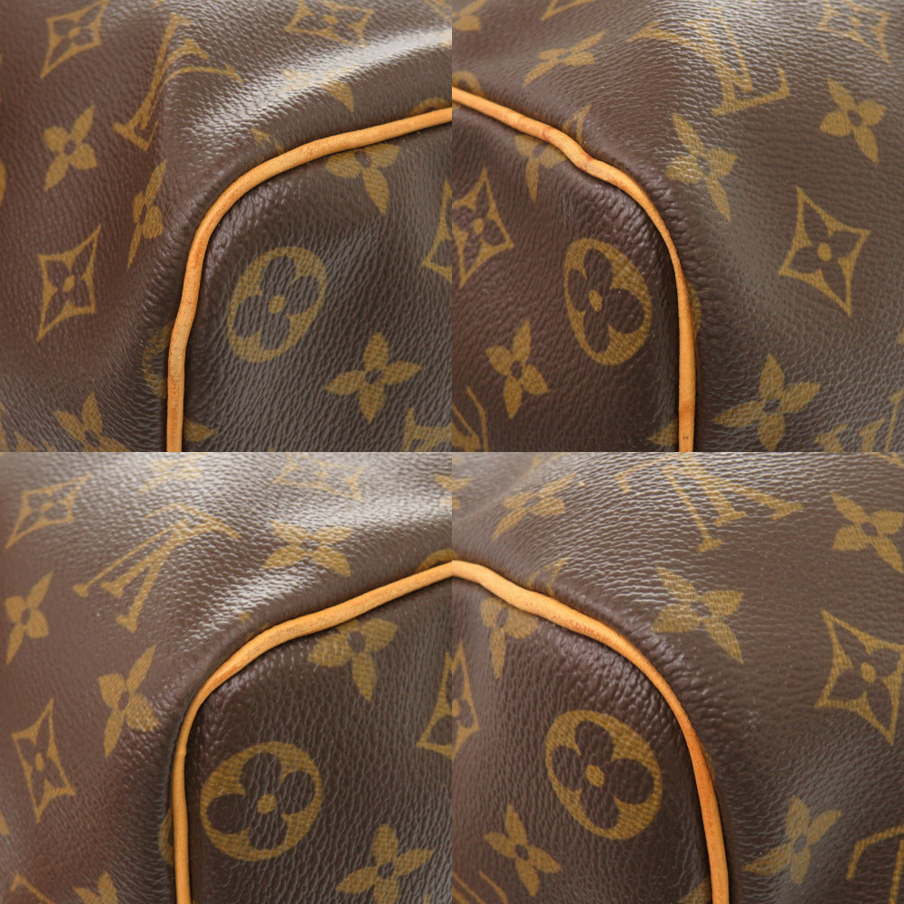 LOUIS VUITTON Boston Duffel bag M41428 Monogram canvas Brown Monogram Keepall 45 mens Used Authentic