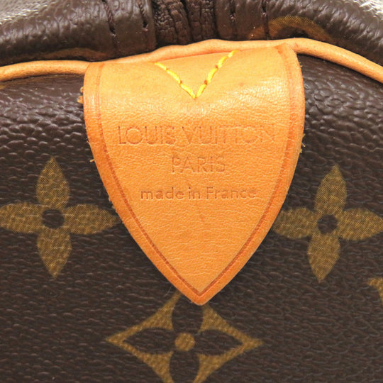 LOUIS VUITTON Boston Duffel bag M41428 Monogram canvas Brown Monogram Keepall 45 mens Used Authentic