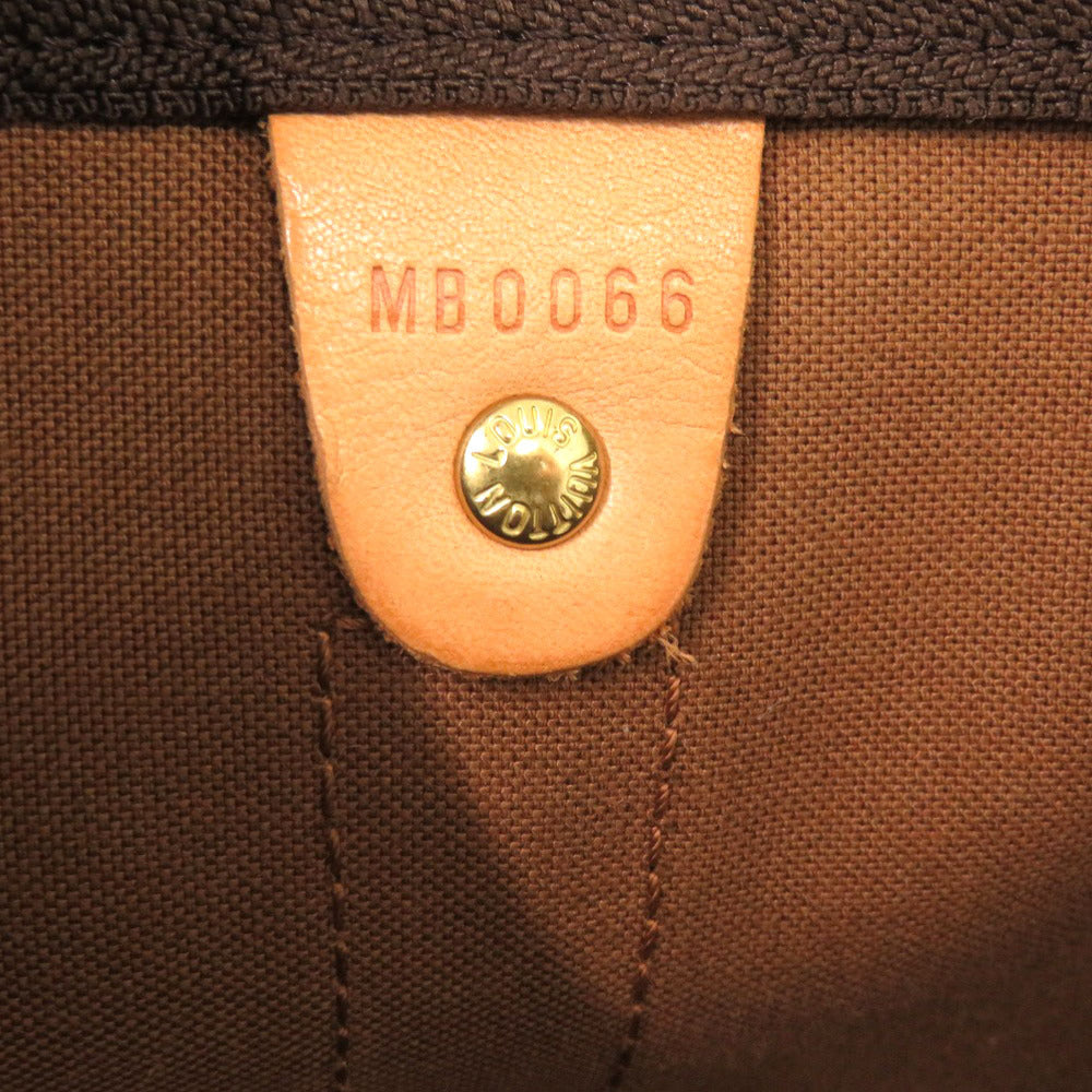 LOUIS VUITTON Boston Duffel bag M41428 Monogram canvas Brown Monogram Keepall 45 mens Used Authentic