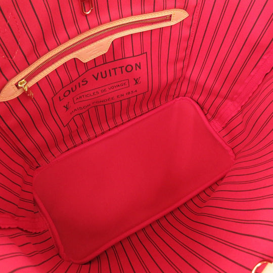 LOUIS VUITTON Tote Bag M41177 Monogram canvas Brown Monogram New Neverfull MM Women Used Authentic