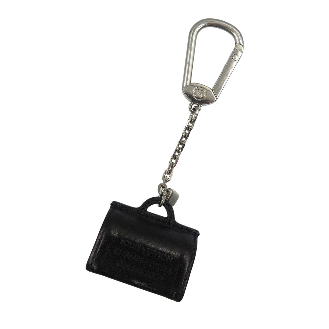 LOUIS VUITTON key ring M99207 Leather, Metal Noir Portocle Speedy Women(Unisex) Used Authentic
