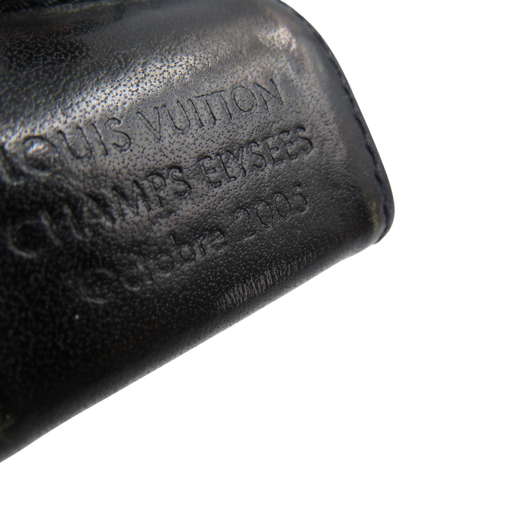 LOUIS VUITTON key ring M99207 Leather, Metal Noir Portocle Speedy Women(Unisex) Used Authentic