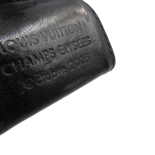LOUIS VUITTON key ring M99207 Leather, Metal Noir Portocle Speedy Women(Unisex) Used Authentic