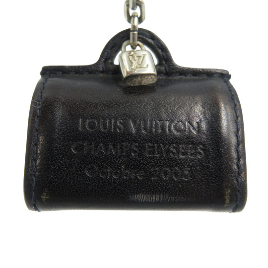 LOUIS VUITTON key ring M99207 Leather, Metal Noir Portocle Speedy Women(Unisex) Used Authentic