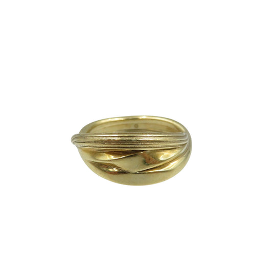 BOTTEGAVENETA Ring Silver925 gold mens 19 Used Authentic