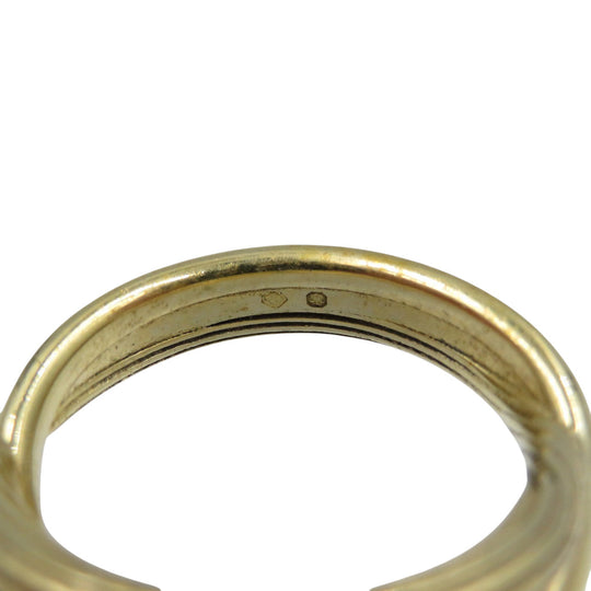 BOTTEGAVENETA Ring Silver925 gold mens 19 Used Authentic