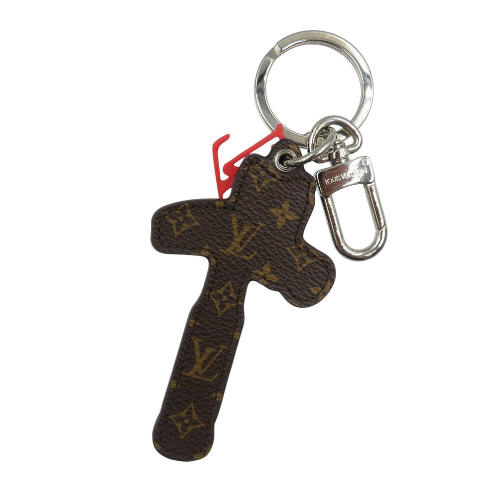 LOUIS VUITTON key ring MP3107 PVC, Metal white Monogram LV Comic Portocre Hammer unisex(Unisex) Used Authentic