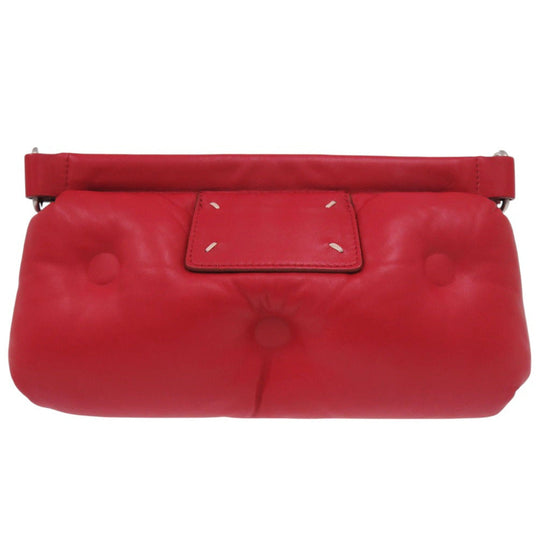Maison Margiela Shoulder Bag S56WF0083 leather Red 2way ChainShoulder Bag Gram slam Women Used Authentic