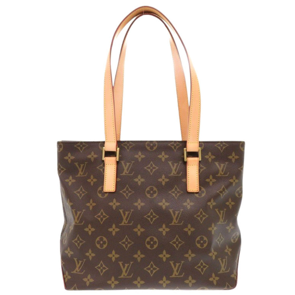 LOUIS VUITTON Handbag M51148 Monogram canvas Brown Monogram Cabas Piano Women Used Authentic