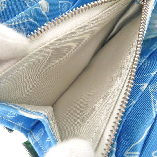 HERMES Coin case Epsom Vert Yucca Azap silk in compact Women Used Authentic