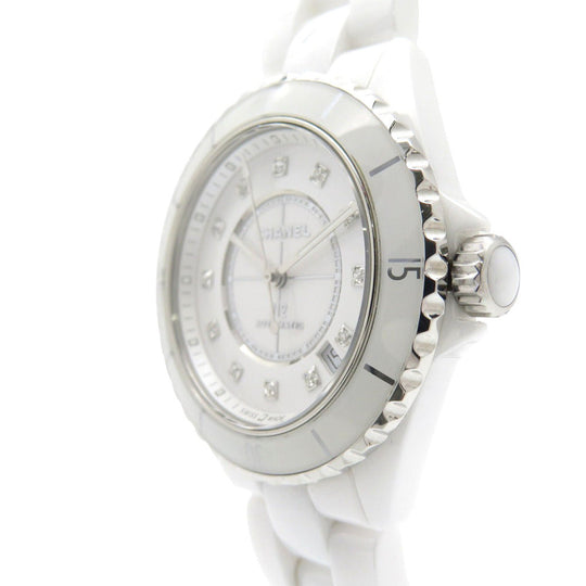 CHANEL Watches Mechanical Automatic H5705 White ceramic white Mechanical Automatic J12 12P diagram mens Used Authentic