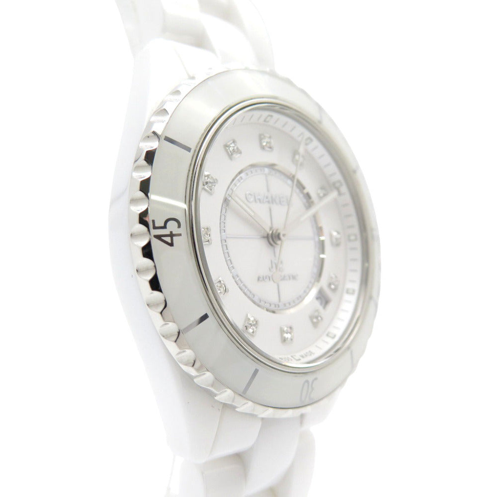 CHANEL Watches Mechanical Automatic H5705 White ceramic white Mechanical Automatic J12 12P diagram mens Used Authentic