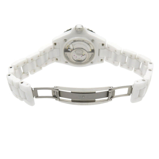 CHANEL Watches Mechanical Automatic H5705 White ceramic white Mechanical Automatic J12 12P diagram mens Used Authentic