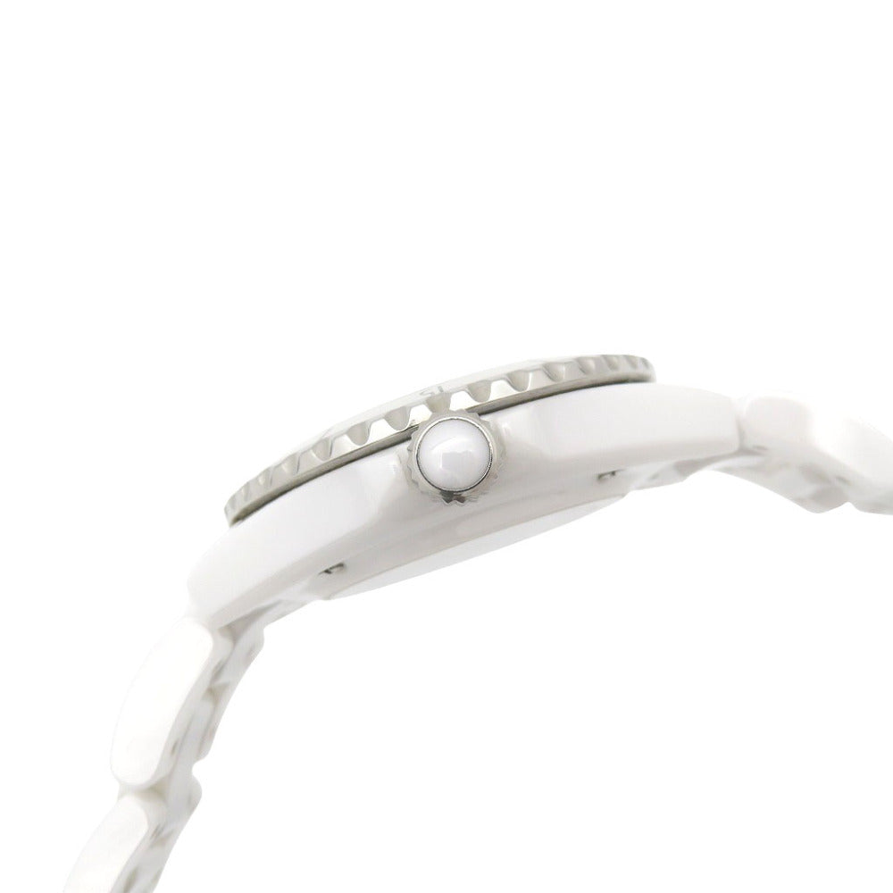 CHANEL Watches Mechanical Automatic H5705 White ceramic white Mechanical Automatic J12 12P diagram mens Used Authentic