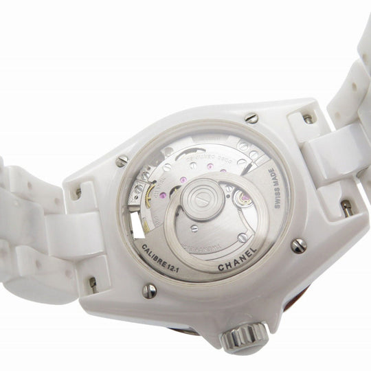 CHANEL Watches Mechanical Automatic H5705 White ceramic white Mechanical Automatic J12 12P diagram mens Used Authentic