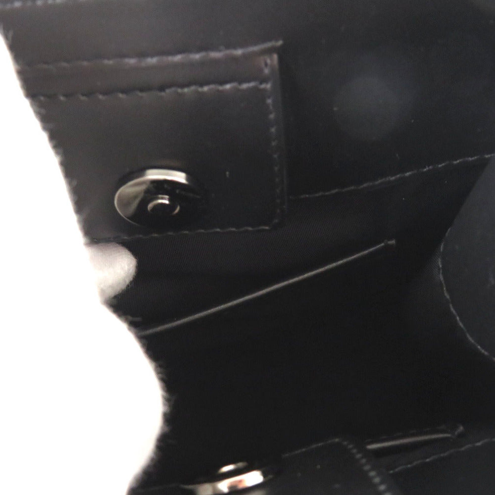 DOLCE&GABBANA Shoulder Bag leather black Cross Sling Bag mens Used Authentic