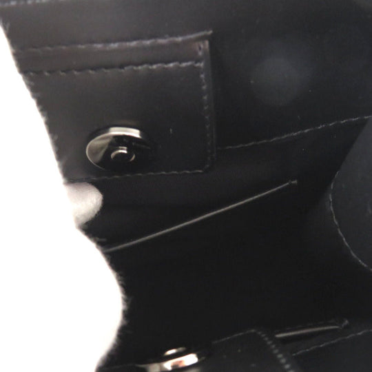 DOLCE&GABBANA Shoulder Bag leather black Cross Sling Bag mens Used Authentic
