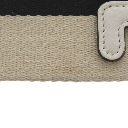 FENDI Shoulder strap Canvas, Leather beige FENDIxFILA Fendi x Fila logo