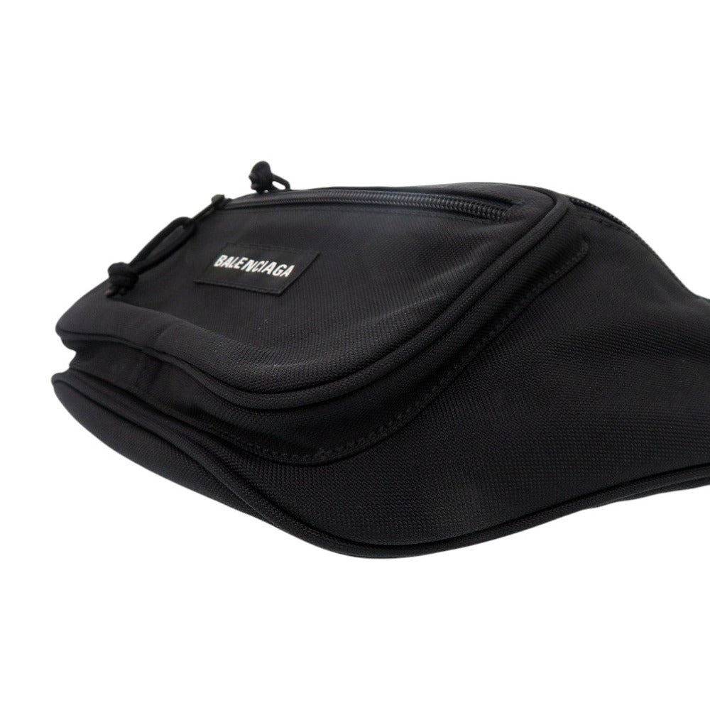 BALENCIAGA Waist bag 482389 Nylon black unisex(Unisex) Used Authentic