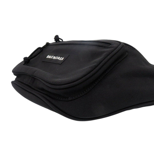 BALENCIAGA Waist bag 482389 Nylon black unisex(Unisex) Used Authentic