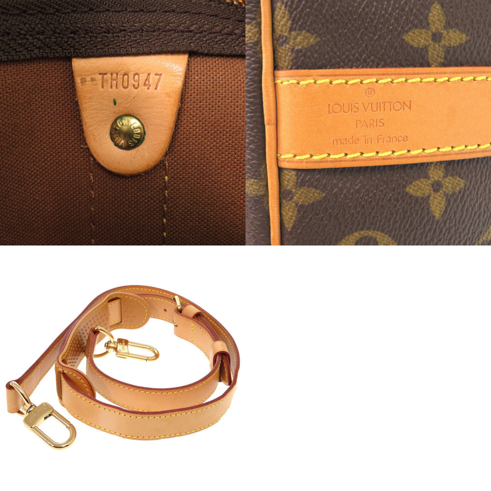 LOUIS VUITTON Boston Duffel bag M41416 Monogram canvas Brown Monogram Keepall bandouliere50 mens Used Authentic