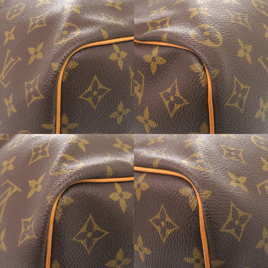 LOUIS VUITTON Boston Duffel bag M41416 Monogram canvas Brown Monogram Keepall bandouliere50 mens Used Authentic