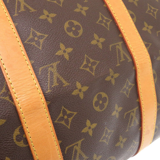 LOUIS VUITTON Boston Duffel bag M41416 Monogram canvas Brown Monogram Keepall bandouliere50 mens Used Authentic