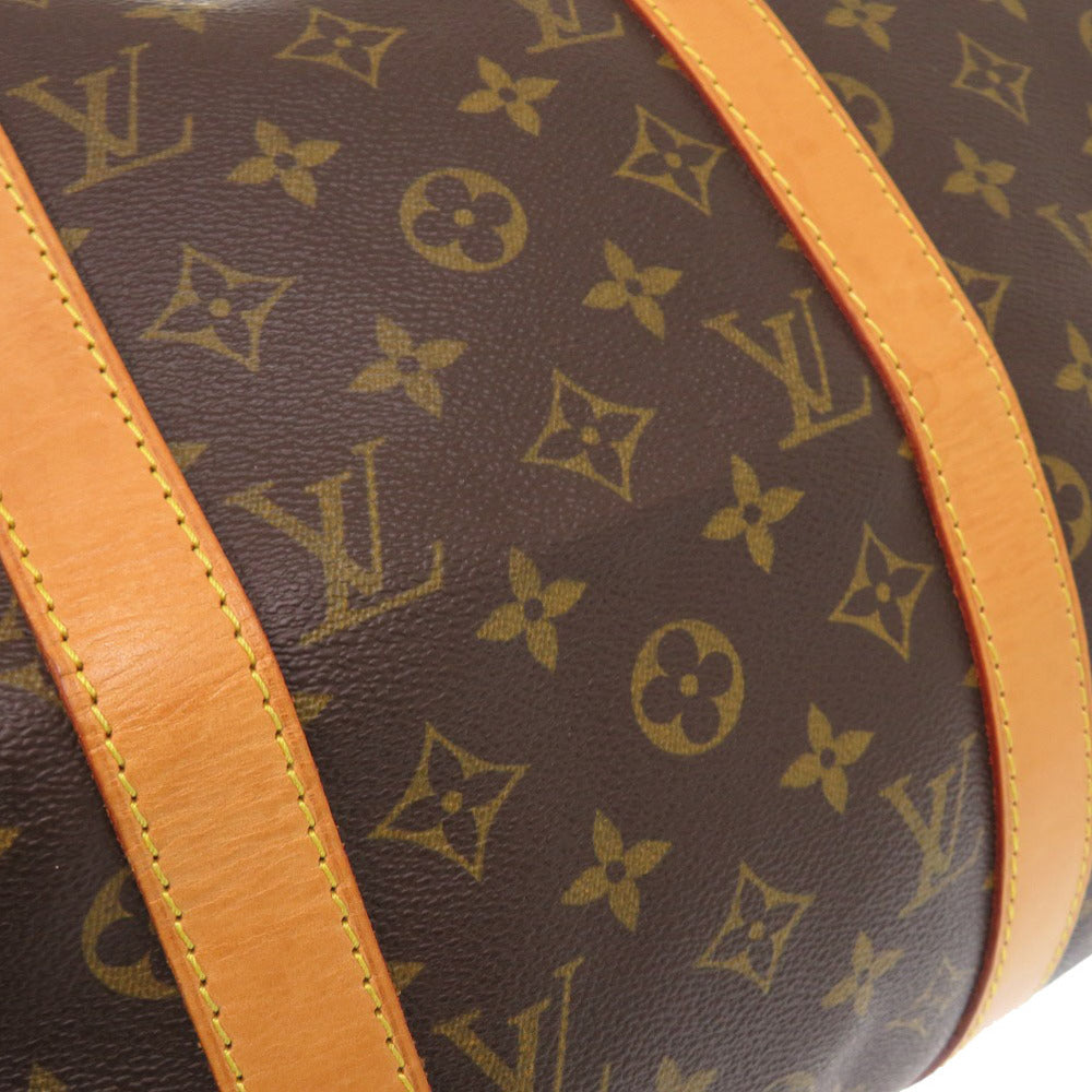 LOUIS VUITTON Boston Duffel bag M41416 Monogram canvas Brown Monogram Keepall bandouliere50 mens Used Authentic