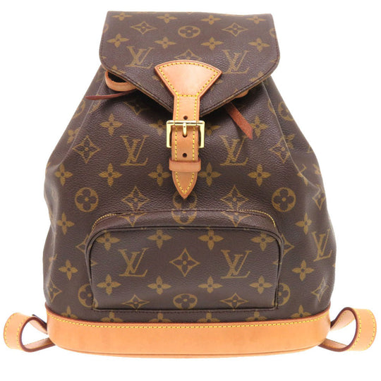 LOUIS VUITTON Backpack M51136 Monogram canvas Brown Monogram MontsourisMM Women Used Authentic