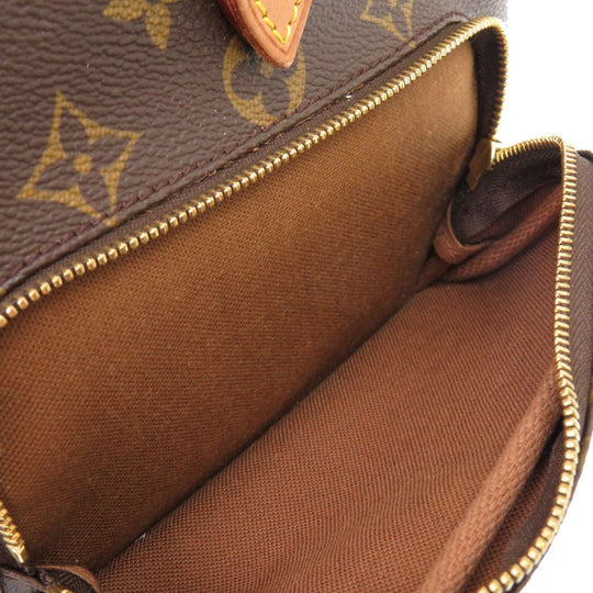 LOUIS VUITTON Backpack M51136 Monogram canvas Brown Monogram MontsourisMM Women Used Authentic