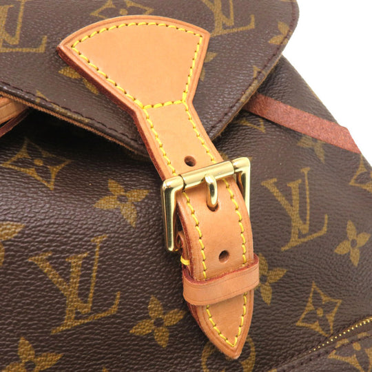 LOUIS VUITTON Backpack M51136 Monogram canvas Brown Monogram MontsourisMM Women Used Authentic