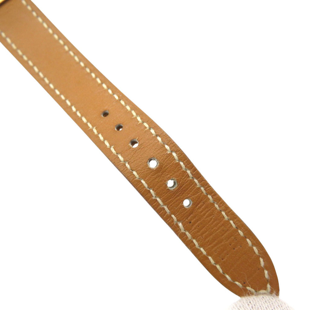 HERMES Watches Quartz Stainless Steel , Courchevel gold Quartz Kelly watch gold dial Women Used Authentic