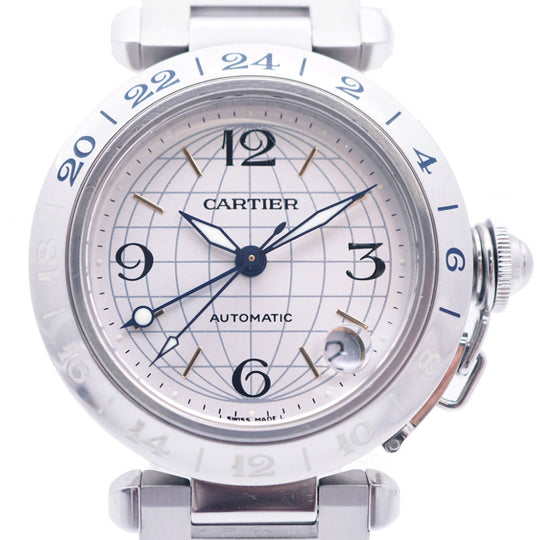 CARTIER Watches Mechanical Automatic W31029M7 Stainless Steel Silver Mechanical Automatic Pasha C Meridian Silver dial Women(Unisex) Used Authentic