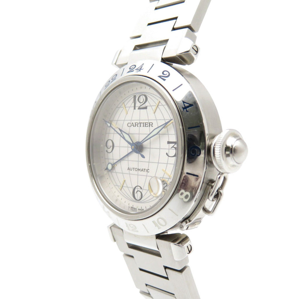 CARTIER Watches Mechanical Automatic W31029M7 Stainless Steel Silver Mechanical Automatic Pasha C Meridian Silver dial Women(Unisex) Used Authentic
