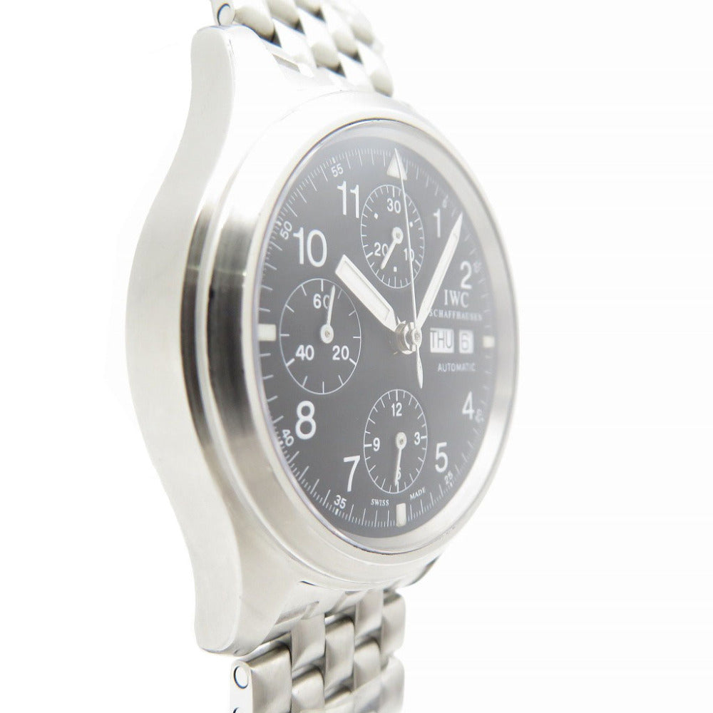 IWC Watches Mechanical Automatic IW370607 Stainless Steel black Mechanical Automatic Freeger Chronograph black dial mens Used Authentic