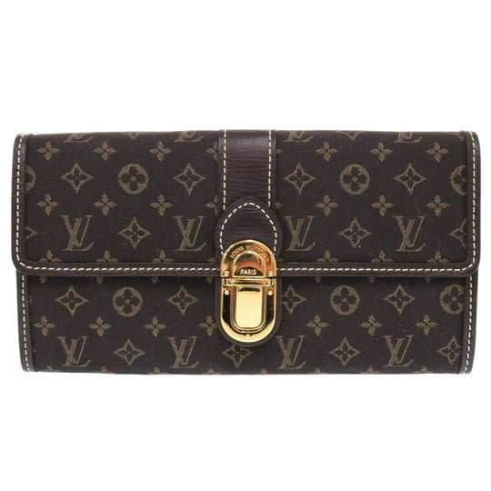 LOUIS VUITTON Long Wallet Purse M63006 Monogram Ideal Fuzan Sara Women Used Authentic