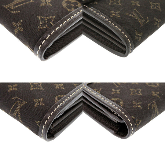 LOUIS VUITTON Long Wallet Purse M63006 Monogram Ideal Fuzan Sara Women Used Authentic