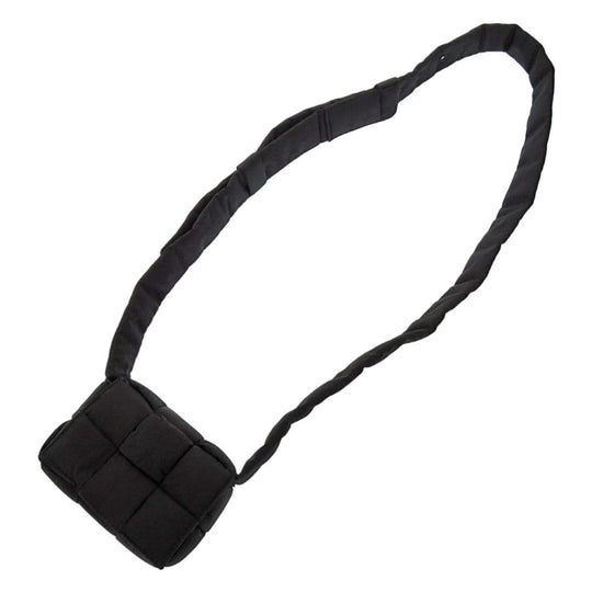 BOTTEGAVENETA Shoulder Bag 691018 Nylon black PADDED CASSETTE MINI unisex(Unisex) Used Authentic