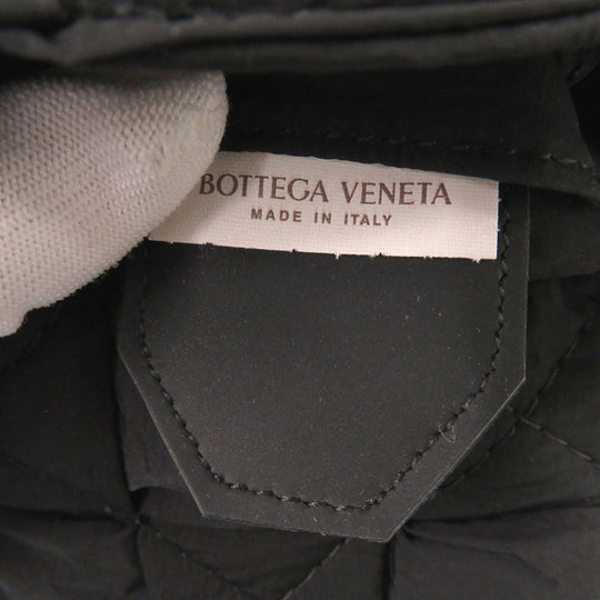 BOTTEGAVENETA Shoulder Bag 691018 Nylon black PADDED CASSETTE MINI unisex(Unisex) Used Authentic