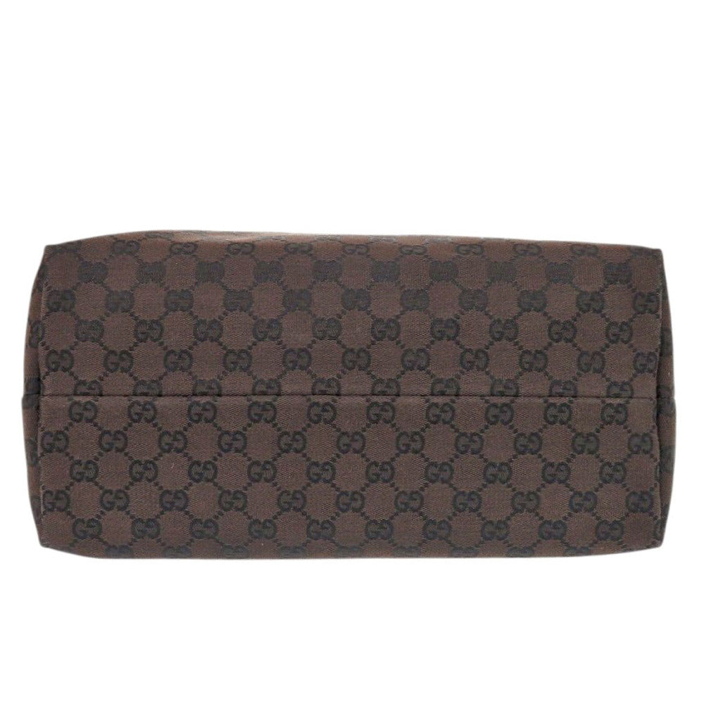 GUCCI Tote Bag GG canvas Brown Women Used Authentic