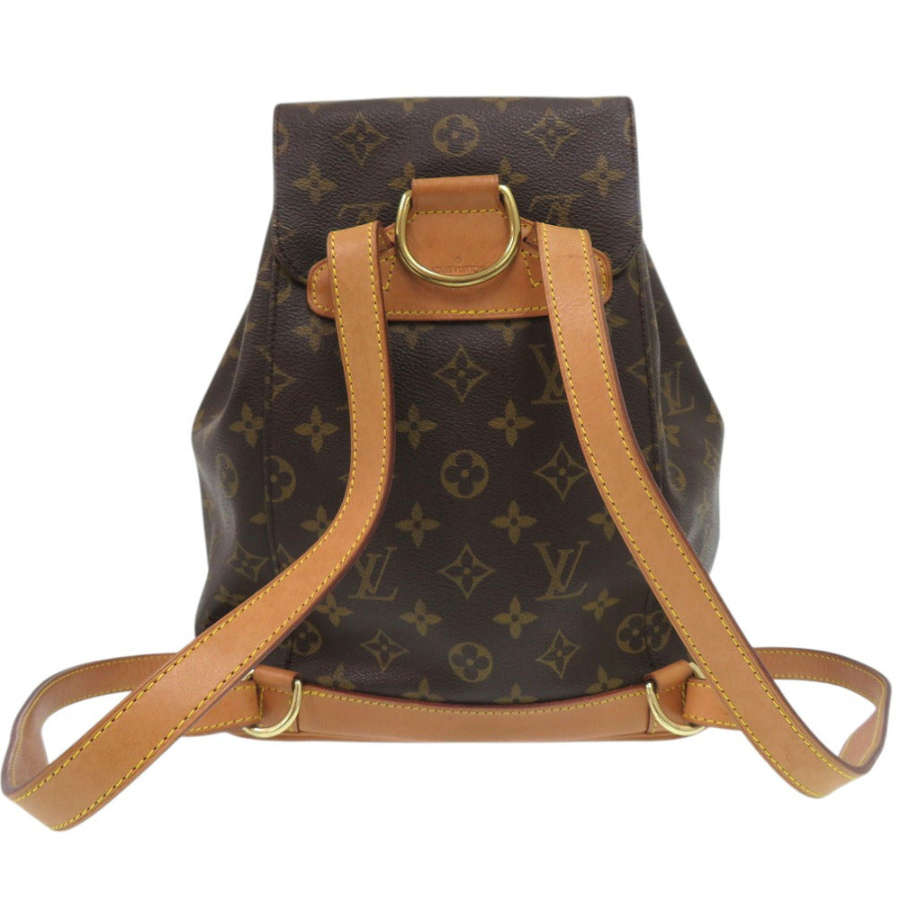 LOUIS VUITTON Backpack M51136 Monogram canvas Brown Monogram MontsourisMM Women Used Authentic